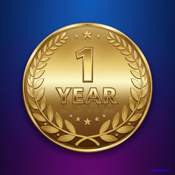 1 Year Service & Progression Badges