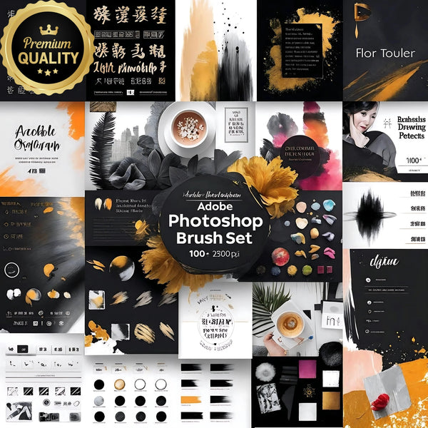 Adobe Photoshop Brushes – 10k+ Creative Brush Set for Digital Art, Textures, Lettering &amp; Photo Effects - Digital Pro Hub