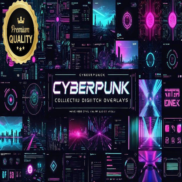 Cyberpunk Collection – Dark Futuristic Design Assets, Wallpapers & Graphics for Digital Artists & Creators - Digital Pro Hub