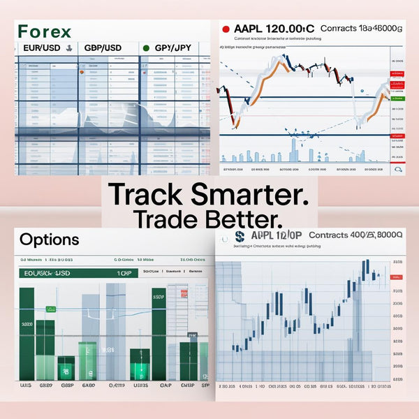 Forex and Options Trading Journals – Pro - Level Spreadsheet for Risk, Strategy & Trade Performance Tracking - Digital Pro Hub