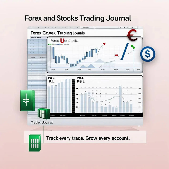 Forex and Stocks Trading Journals – Ultimate Spreadsheet for Trade Logging, Risk Management & Profit Tracking - Digital Pro Hub