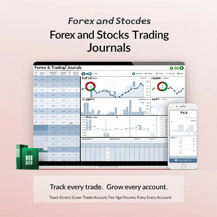 Forex and Stocks Trading Journals – Ultimate Spreadsheet for Trade Logging, Risk Management & Profit Tracking - Digital Pro Hub