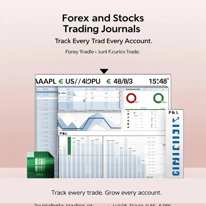 Forex and Stocks Trading Journals – Ultimate Spreadsheet for Trade Logging, Risk Management & Profit Tracking - Digital Pro Hub