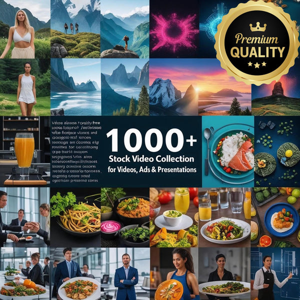 HD Stock Video Collection – 1000+ High - Resolution Footage Clips for Videos, Ads & Presentations - Digital Pro Hub