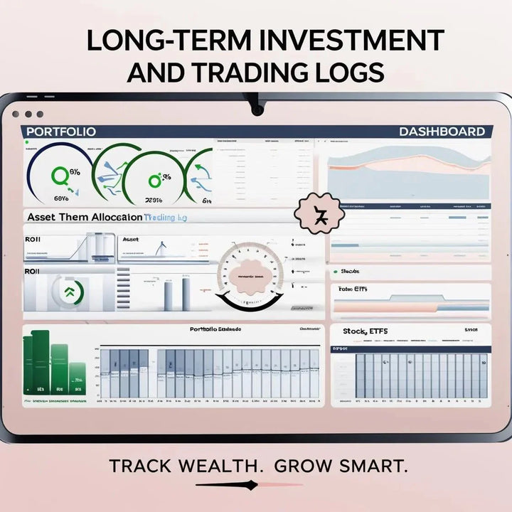 Long - Term Investment and Trading Logs – Portfolio Tracker for Stocks, ETFs, Crypto & More - Digital Pro Hub