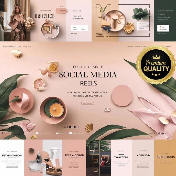 Luxury Social Media Reels Pack – Premium Templates for Instagram, TikTok & YouTube Shorts (Editable) - Digital Pro Hub