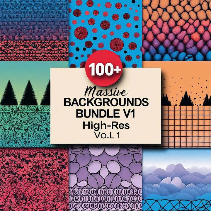 Massive Backgrounds Bundle V1 – 700+ High - Resolution Textures & Backdrops for Design & Print - Digital Pro Hub