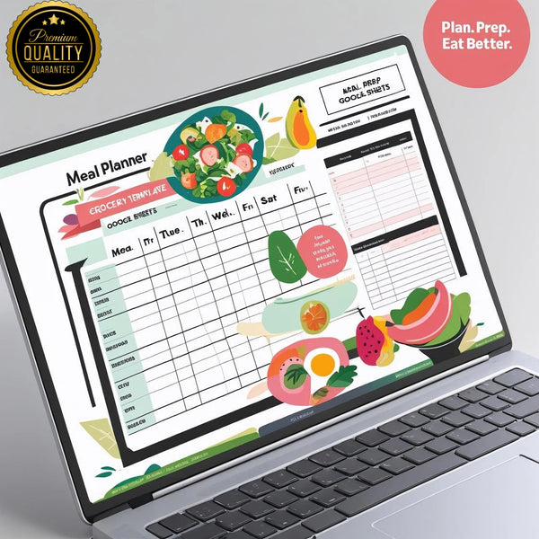 Meal Planner Template for Google Sheets – Plan Weekly Meals, Grocery Lists & Nutrition Easily - Digital Pro Hub