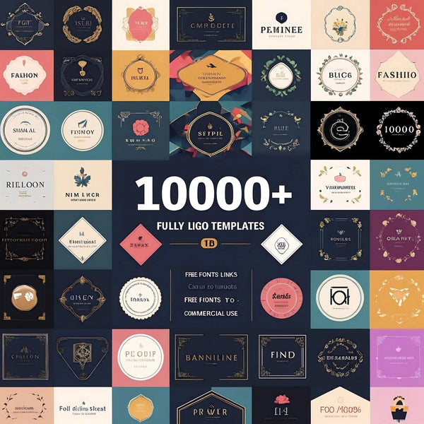 Mega Logo Collection – 10K+ Editable Logo Templates for Brands, Creators & Designers - Digital Pro Hub