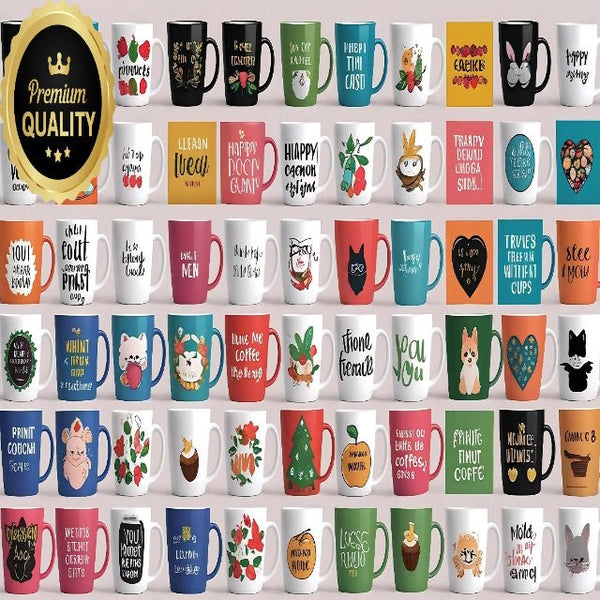 Mug Designs Collection – Unique Print Templates for Coffee Mugs, Travel Mugs & Gift Cups - Digital Pro Hub