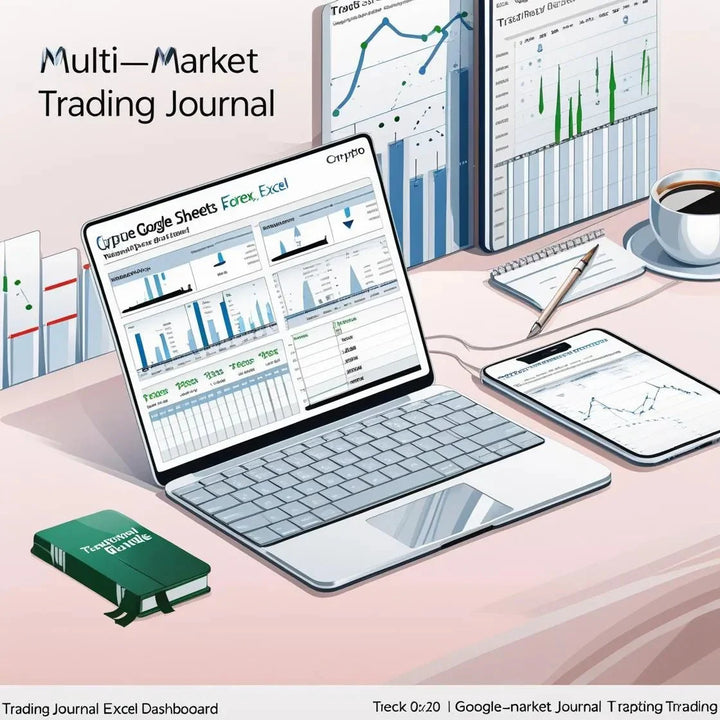 Multi - Market Trading Journal Bundle – Crypto, Forex & Stocks Templates for Google Sheets & Excel - Digital Pro Hub