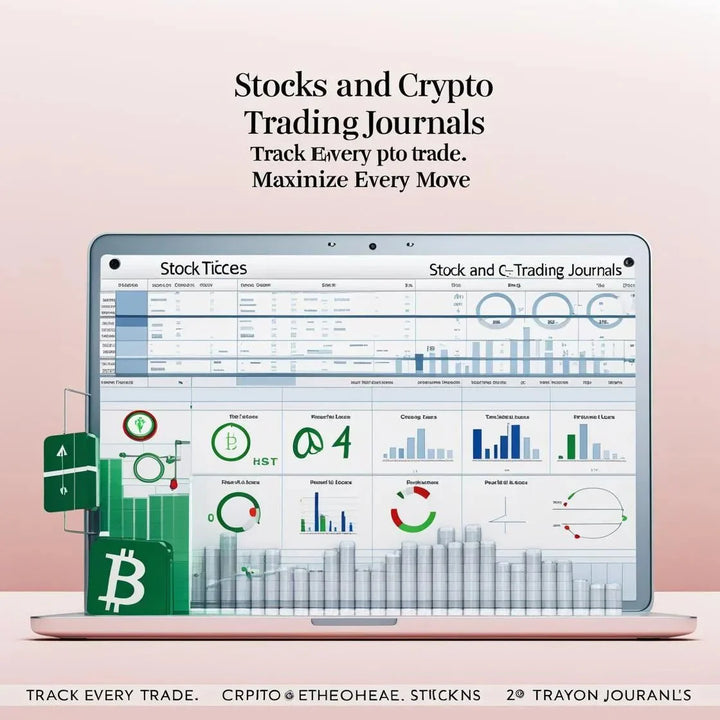 Stocks and Crypto Trading Journals – Digital Tracker for Profitable, Disciplined, and Smarter Trading - Digital Pro Hub