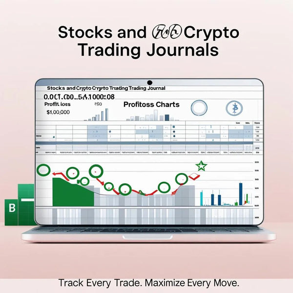 Stocks and Crypto Trading Journals – Digital Tracker for Profitable, Disciplined, and Smarter Trading - Digital Pro Hub