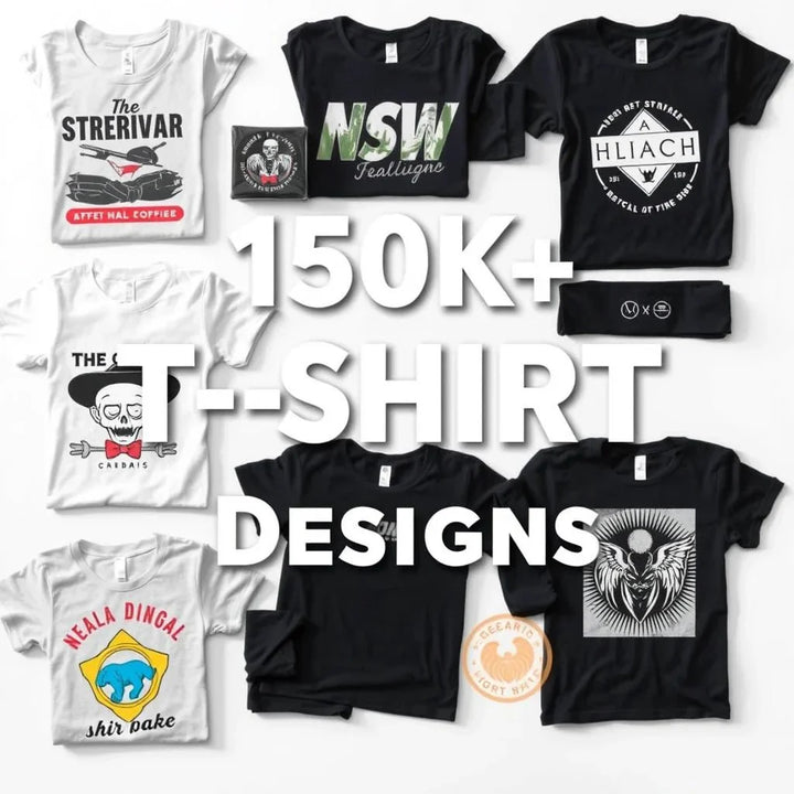 T-Shirts Design Collection – 150K+ Unique Print Templates for Men, Women & Unisex Apparel - Digital Pro Hub