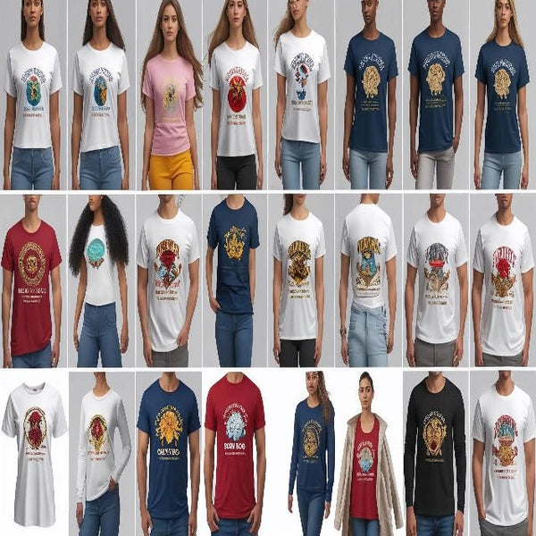 T-Shirts Mockup Design Collection – Realistic Shirt Mockups for Branding, Marketing & Presentations - Digital Pro Hub