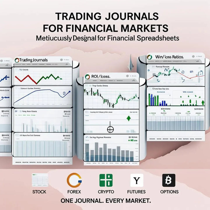 Trading Journals for Financial Markets – All - in - One Excel & Google Sheets Templates (Stocks, Forex, Crypto, Options & Futures) - Digital Pro Hub