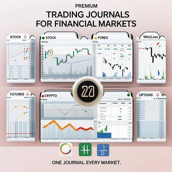 Trading Journals for Financial Markets – All - in - One Excel & Google Sheets Templates (Stocks, Forex, Crypto, Options & Futures) - Digital Pro Hub