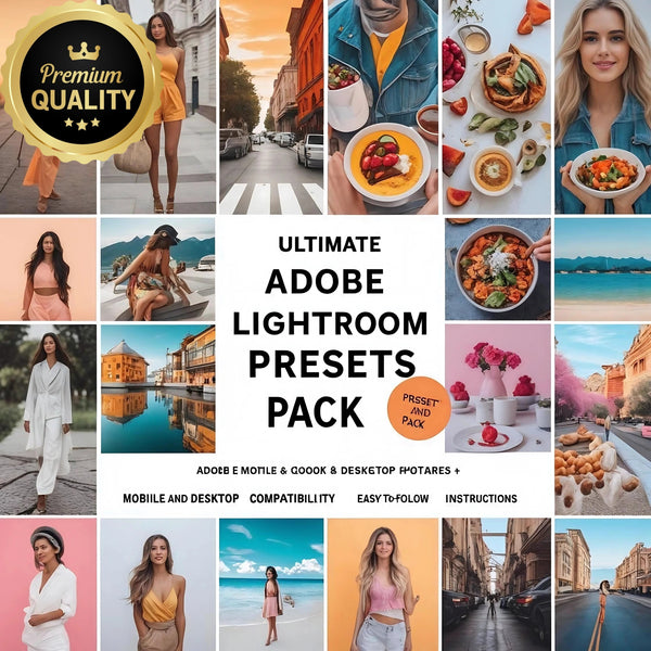 Ultimate Adobe Lightroom Presets Pack – Edit Photos Like a Pro with One Click - Digital Pro Hub