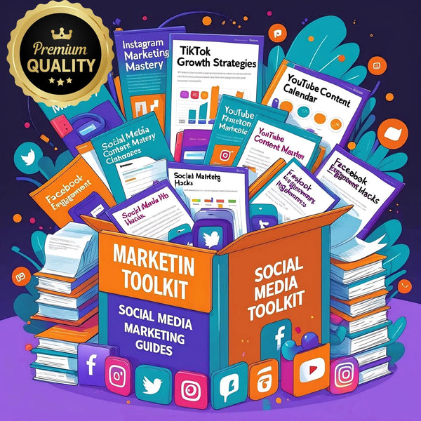 Ultimate Social Media Guides Bundle – Master Instagram, , Facebook & More with Step - by - Step Strategies - Digital Pro Hub