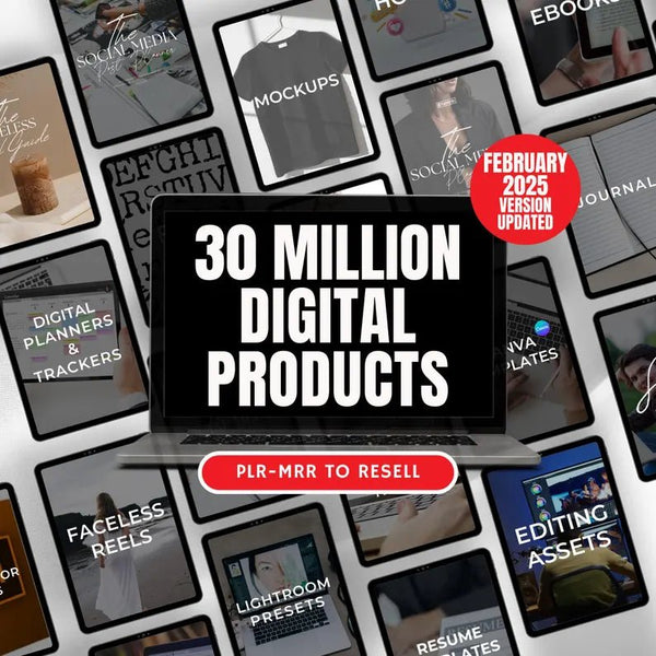 Unlock 30+ Million Digital Products with Full Resell Rights — Includes PLR & MRR for Passive Income - Digital Pro Hub