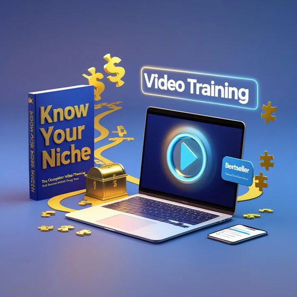 Unlock Your Online Goldmine: The Ultimate Niche - Finding System (Video Course + Ebook) - Digital Pro Hub