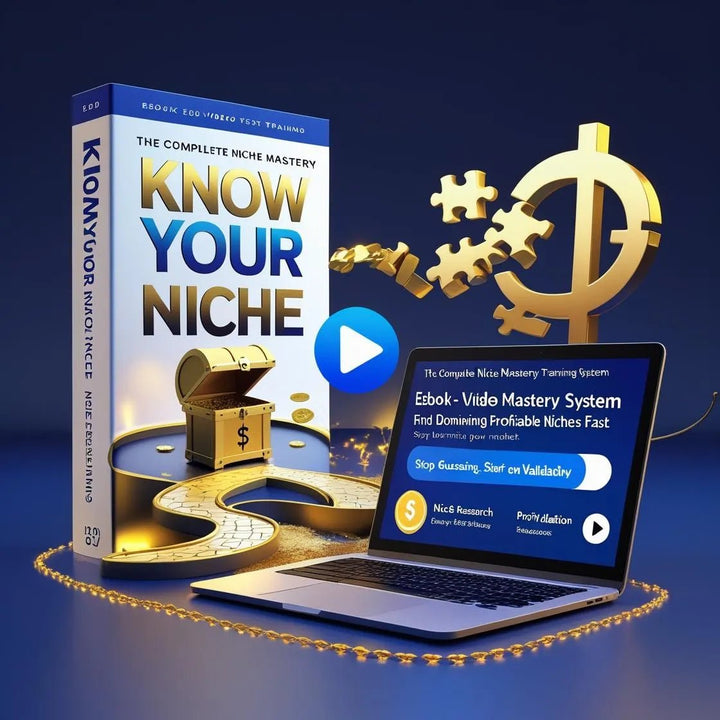 Unlock Your Online Goldmine: The Ultimate Niche - Finding System (Video Course + Ebook) - Digital Pro Hub