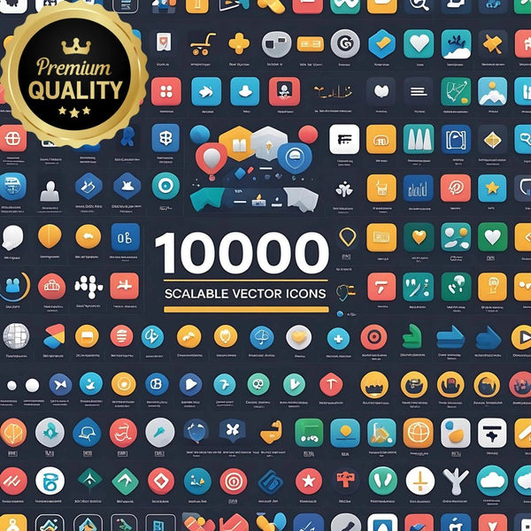 Vector Icons Collection – 10,000+ Scalable Icons for Web, Apps, UI/UX & Graphic Design - Digital Pro Hub